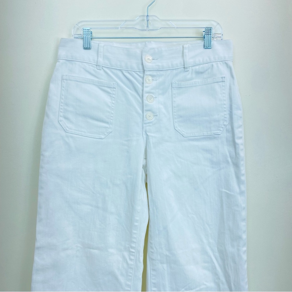 Lauren Ralph Lauren Women's White
Wide Leg Denim Jean Size 10 - Picture 4 of 10